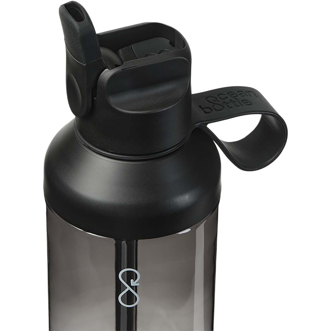 Ocean Bottle Ocean Bottle Clear Go Bottle 24oz - 1606-24 Black