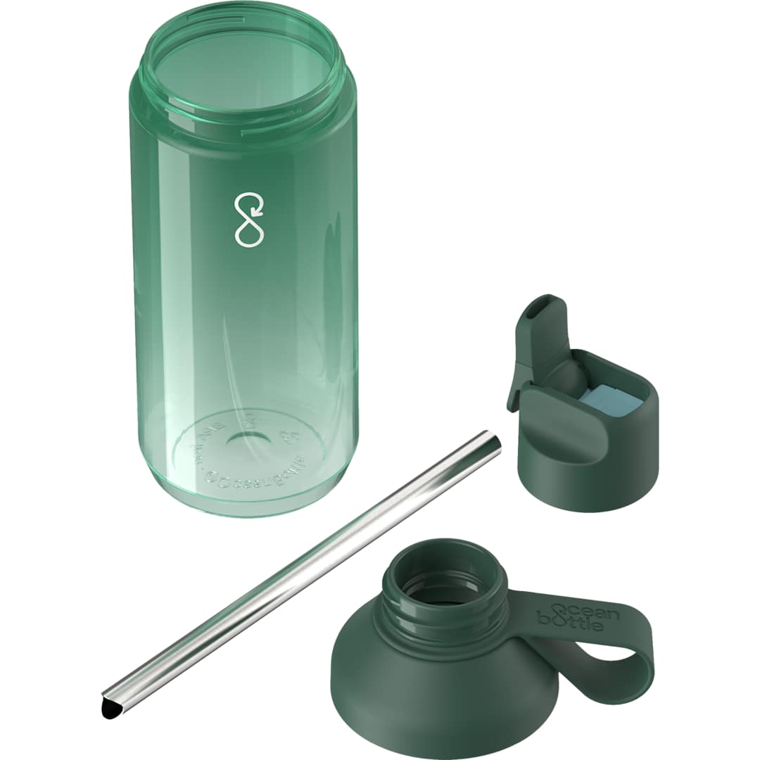 Ocean Bottle Ocean Bottle Clear Go Bottle 24oz - 1606-24 Green
