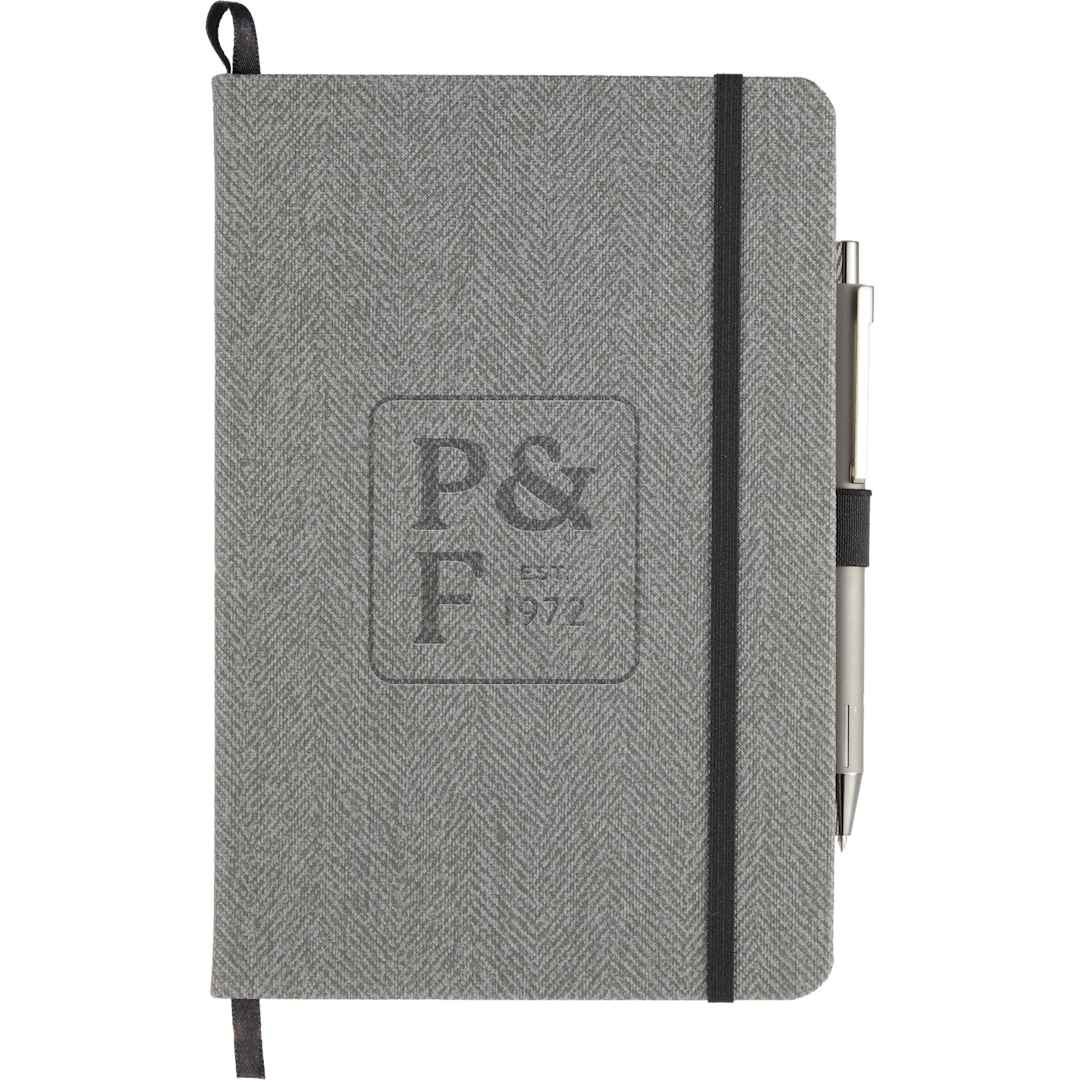 5.5” x 8.5" FSC® Mix Chelsea Bound Journal - 2900-63 Gray