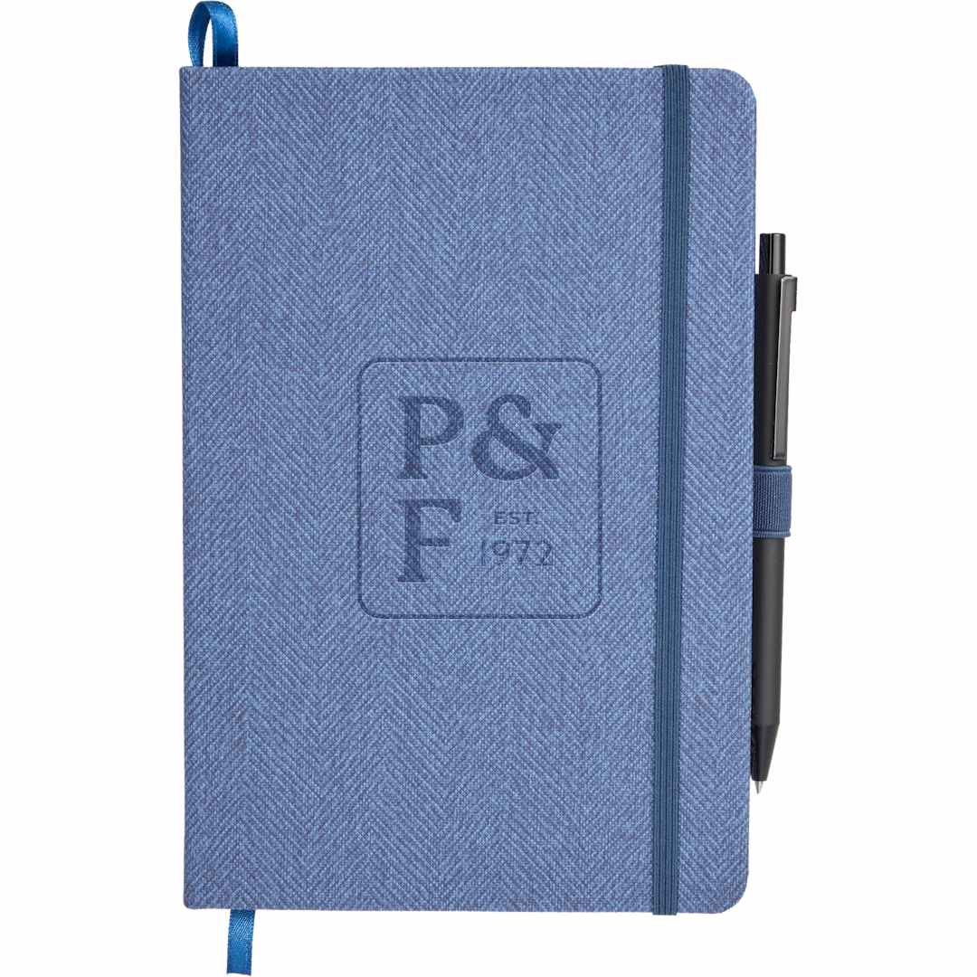 5.5” x 8.5" FSC® Mix Chelsea Bound Journal - 2900-63 Blue