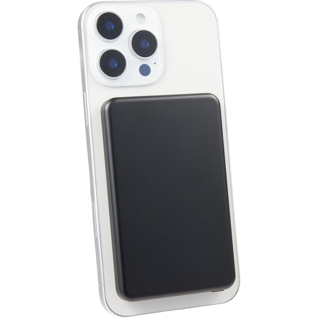 MagClick™ 5,000 mAh Slim Aluminum Power Bank - 7122-41 Black