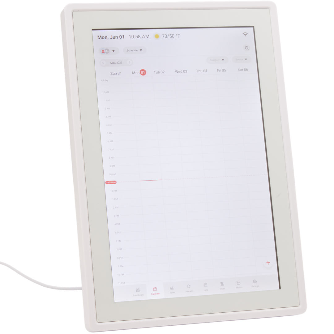 DayFlow Digital Smart Calendar - 7143-93 White