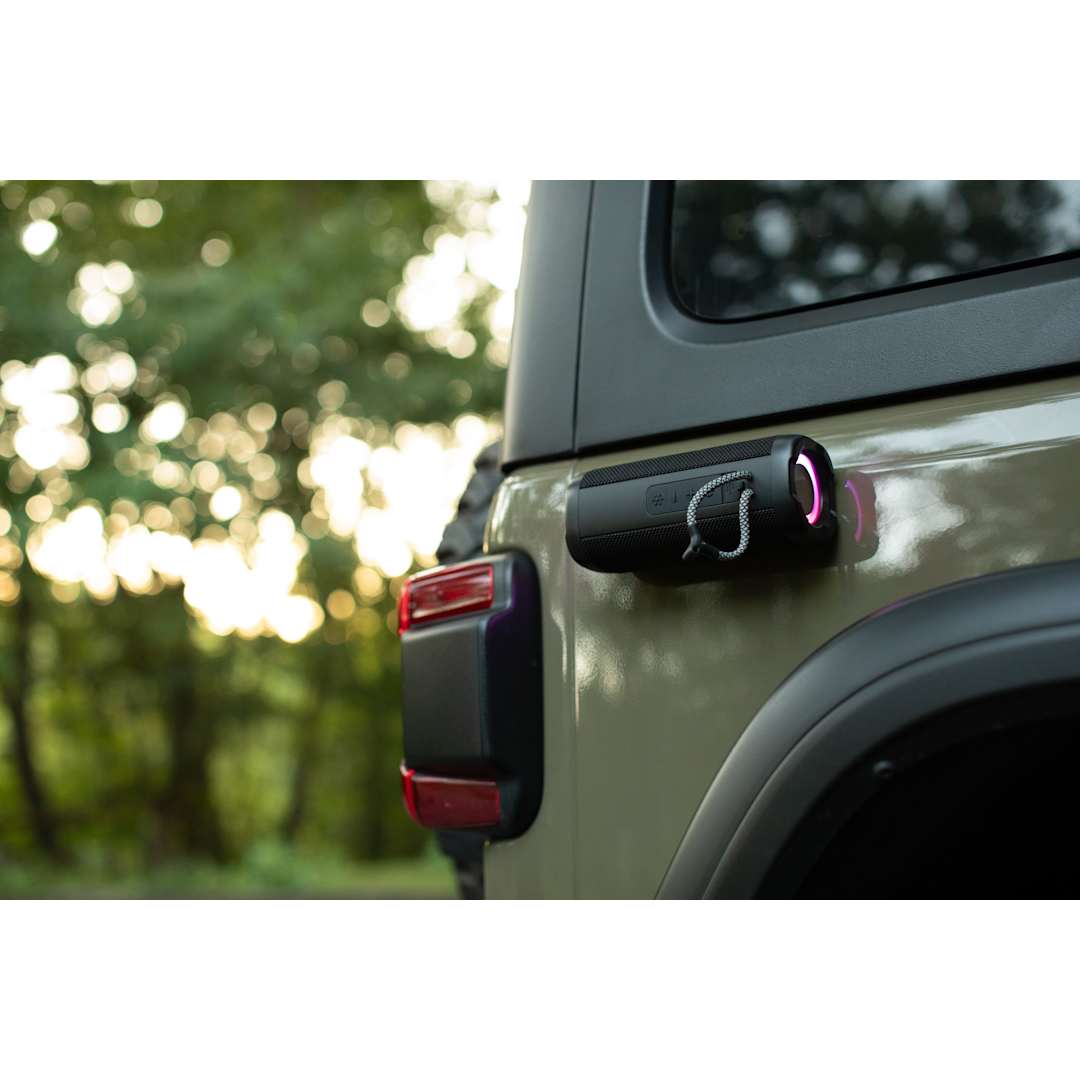 MagKnit Outdoor Bluetooth Speaker with Party Light - 7195-94 Black