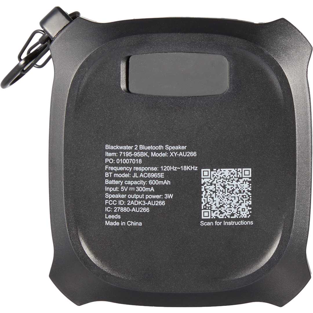 Blackwater 2 Outdoor Bluetooth Speaker - 7195-95 Black