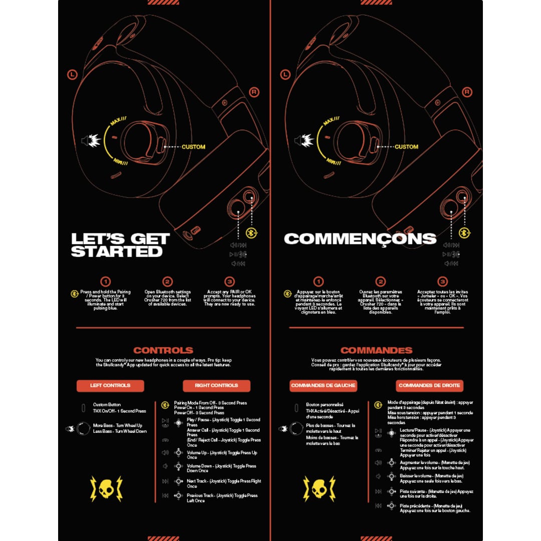 Skullcandy Skullcandy Crusher® 720 Headphones - 7196-40 Black