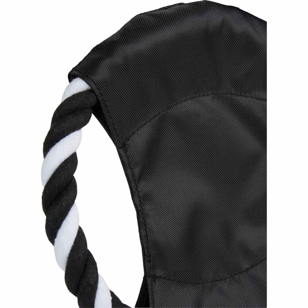 Pet Rope Flyer with Recycled Nylon - 7300-01 Black