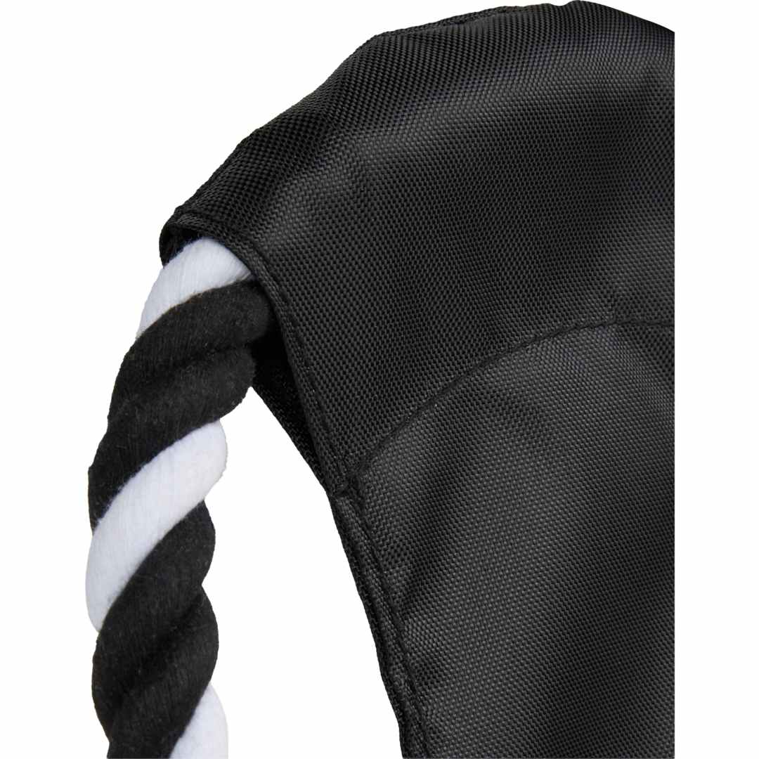 Pet Rope Flyer with Recycled Nylon - 7300-01 Black