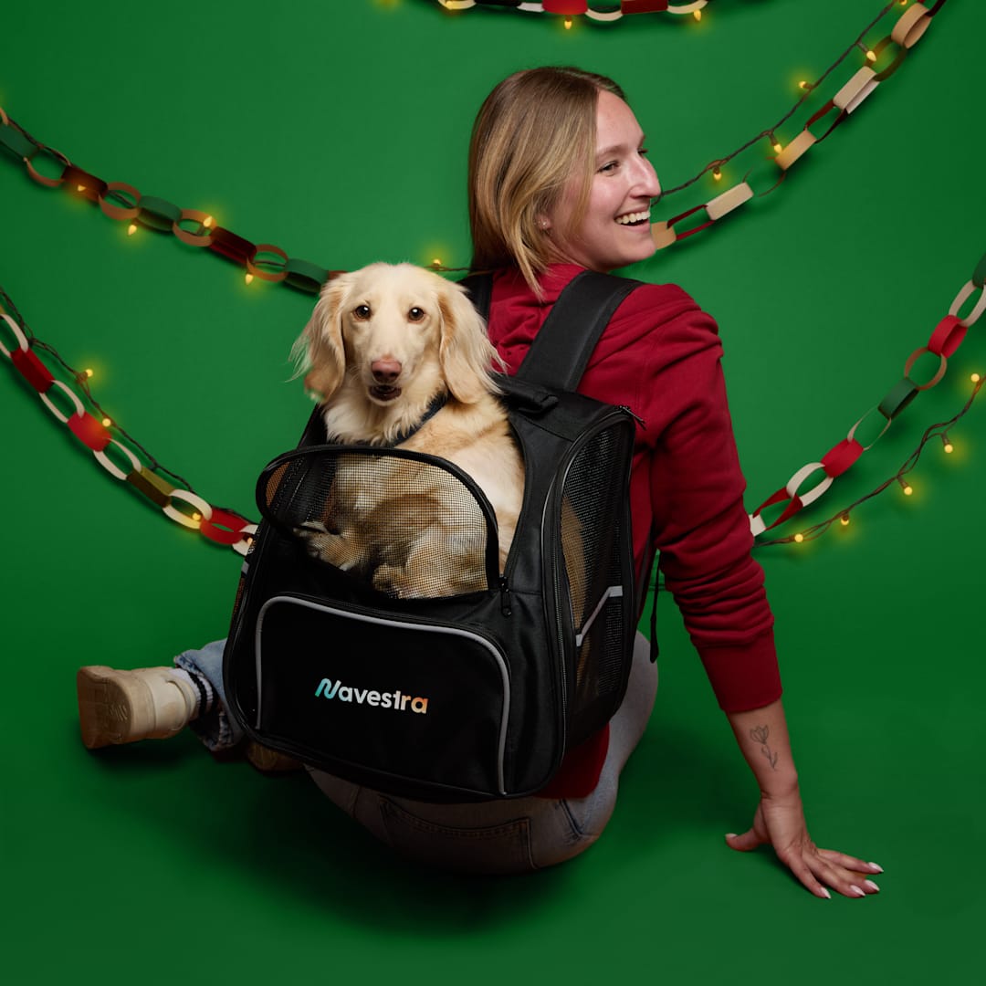 Paw Flex Pet Backpack Carrier - 7300-06 Black
