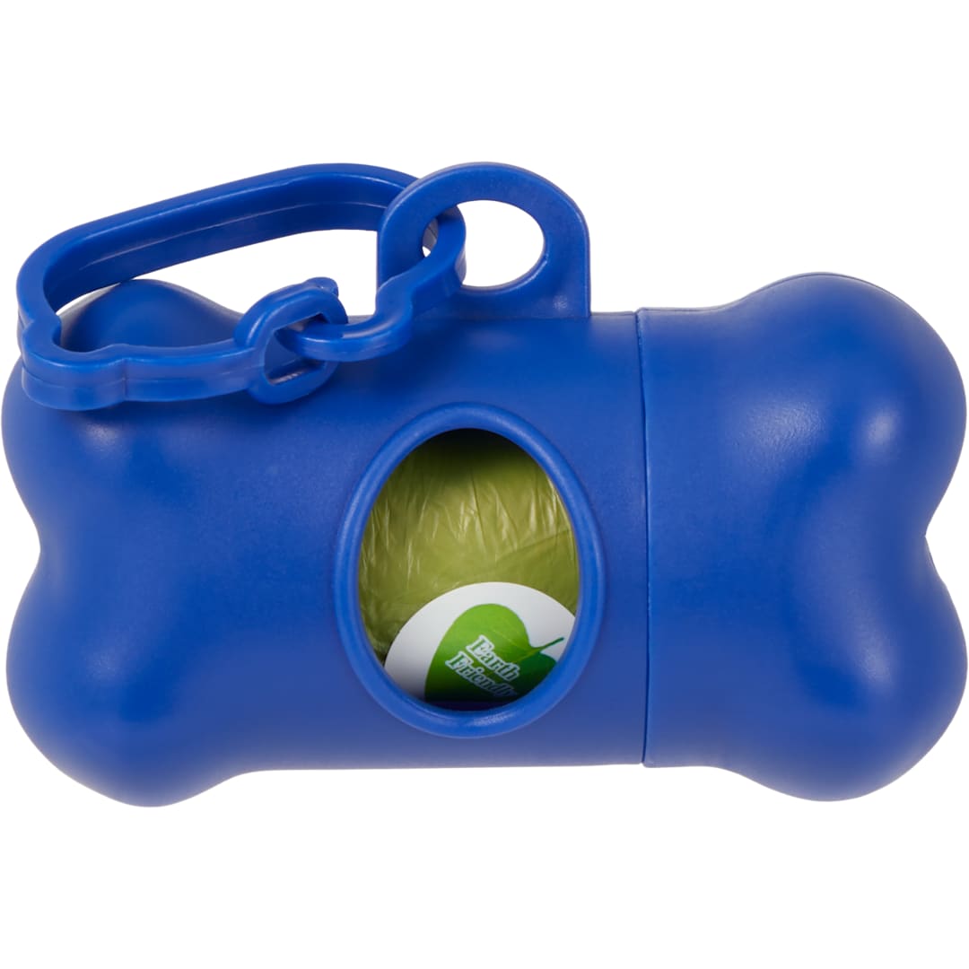 Dog Waste Bag Dispenser with Recycled Bags - 7300-09 Blue