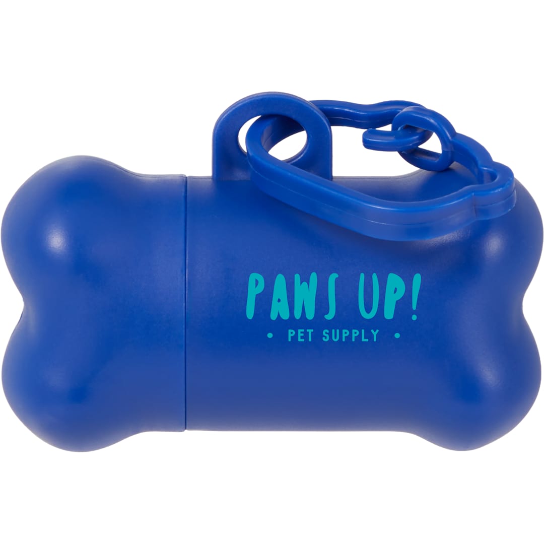 Dog Waste Bag Dispenser with Recycled Bags - 7300-09 Blue