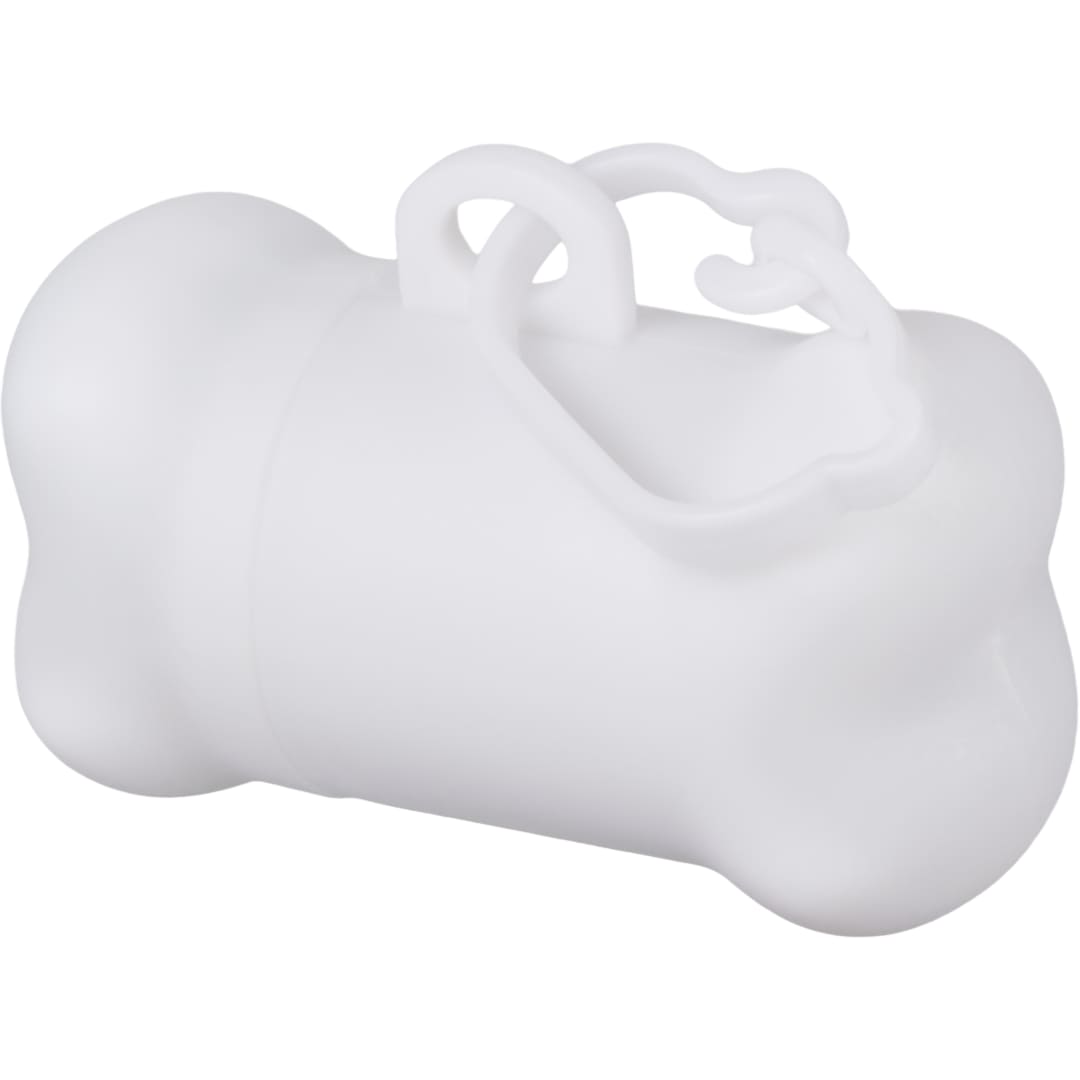 Dog Waste Bag Dispenser with Recycled Bags - 7300-09 White