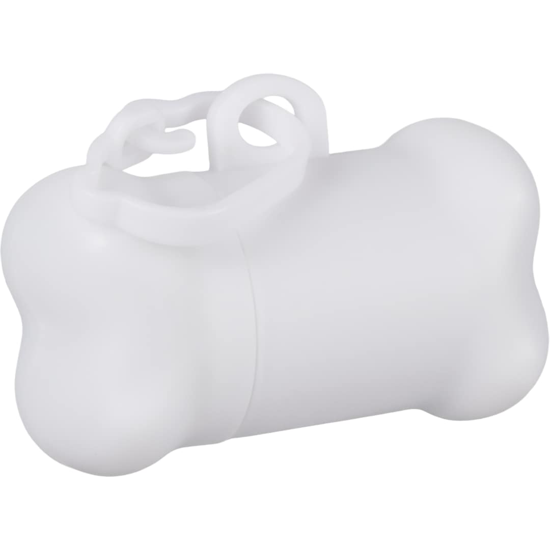 Dog Waste Bag Dispenser with Recycled Bags - 7300-09 White