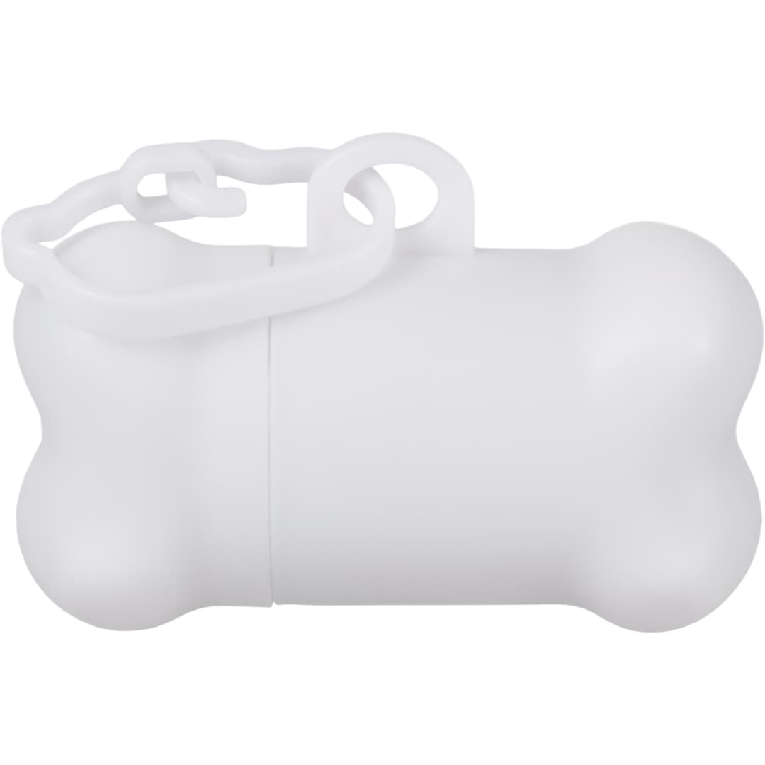 Dog Waste Bag Dispenser with Recycled Bags - 7300-09 White