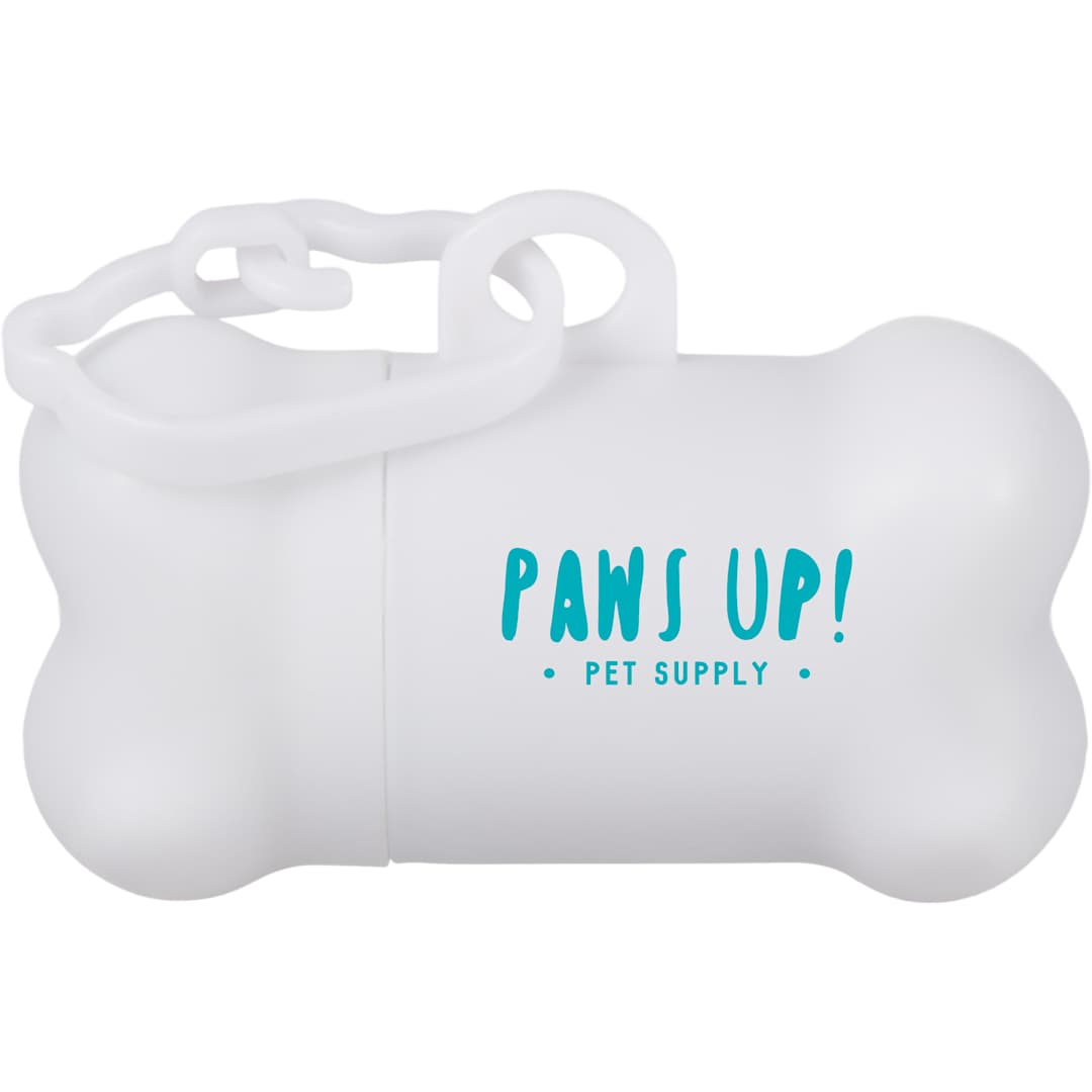 Dog Waste Bag Dispenser with Recycled Bags - 7300-09 White