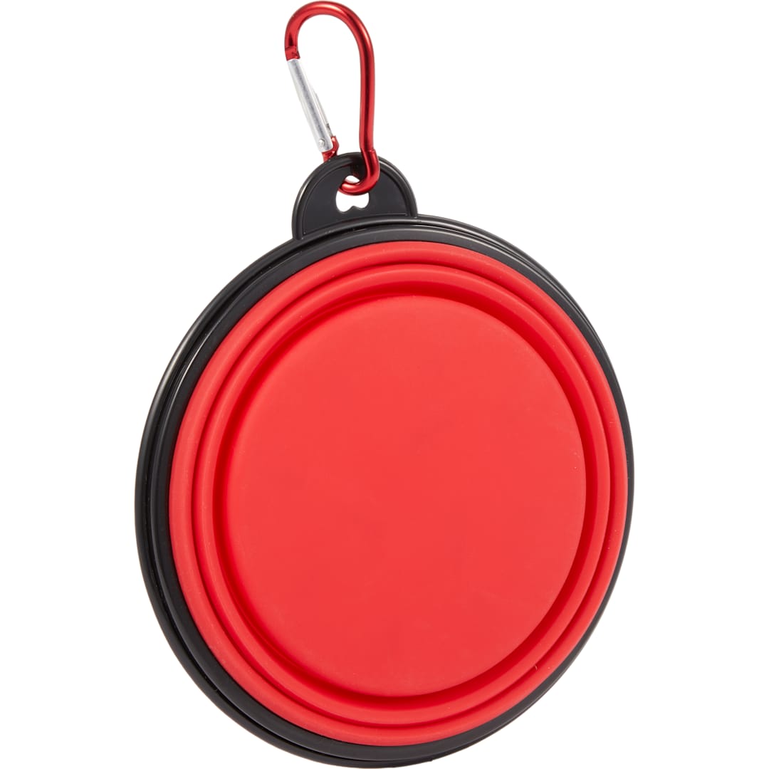Collapsible Slow Feeder Bowl - 7300-12 Red