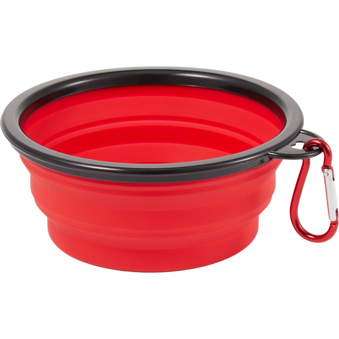 Collapsible Slow Feeder Bowl - 7300-12 Red