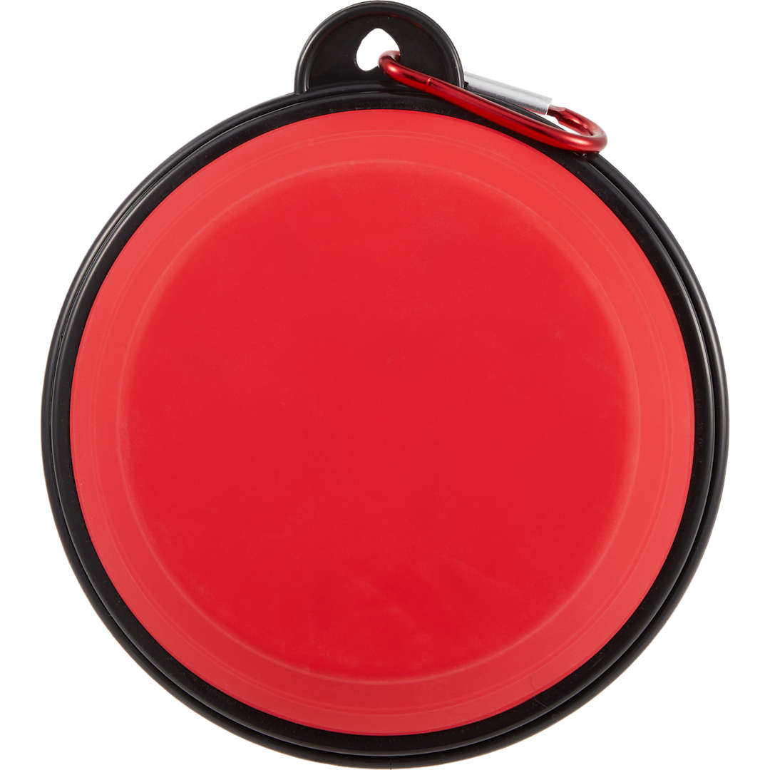 Collapsible Slow Feeder Bowl - 7300-12 Red