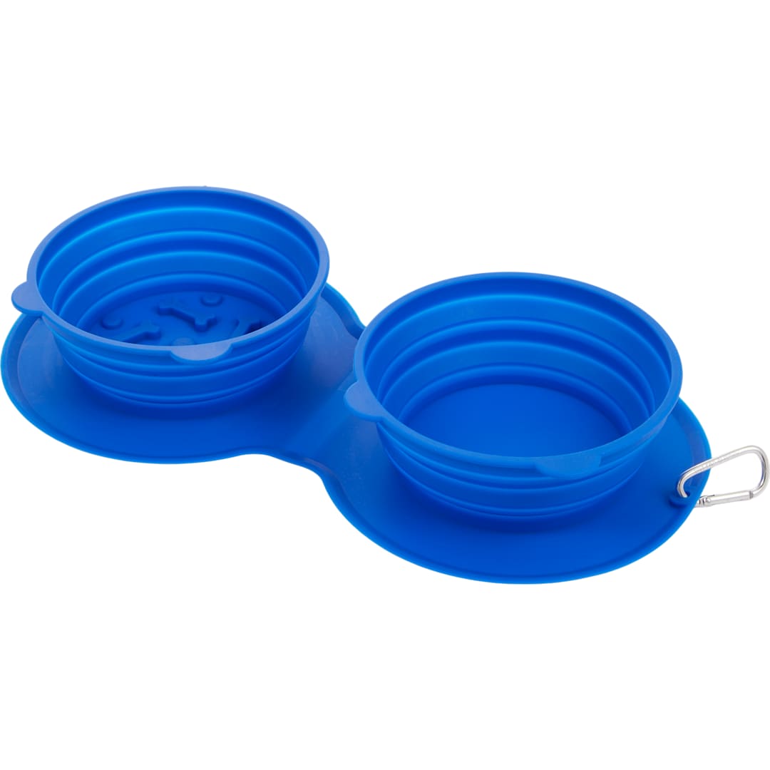 ChowTime Dual Collapsible Slow Feeder - 7300-20 Blue