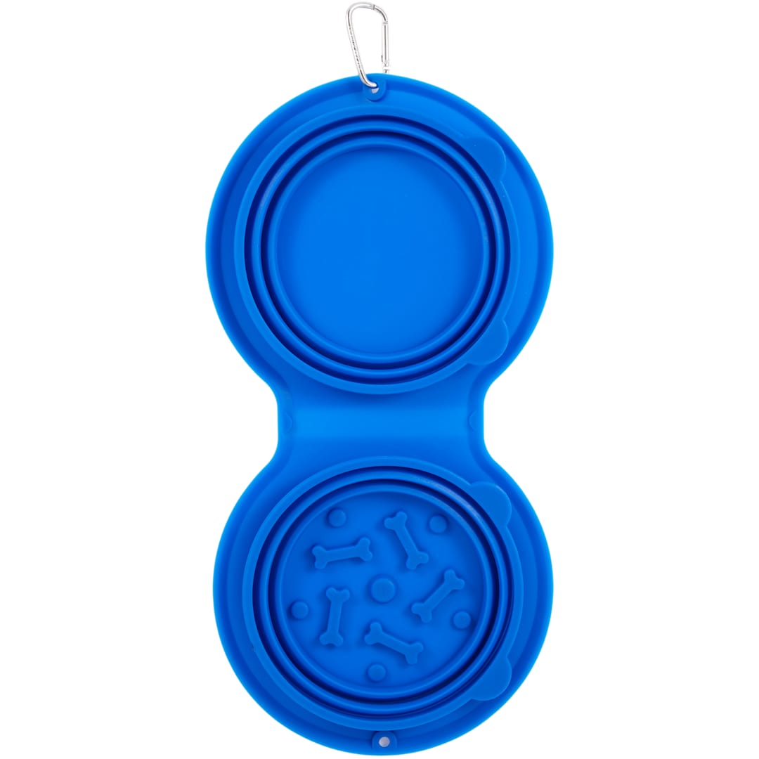 ChowTime Dual Collapsible Slow Feeder - 7300-20 Blue