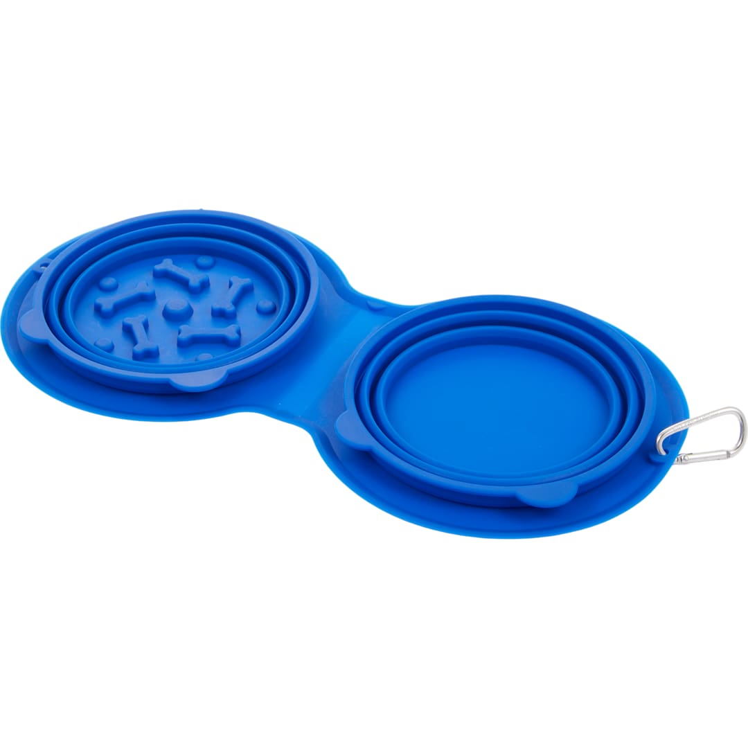 ChowTime Dual Collapsible Slow Feeder - 7300-20 Blue
