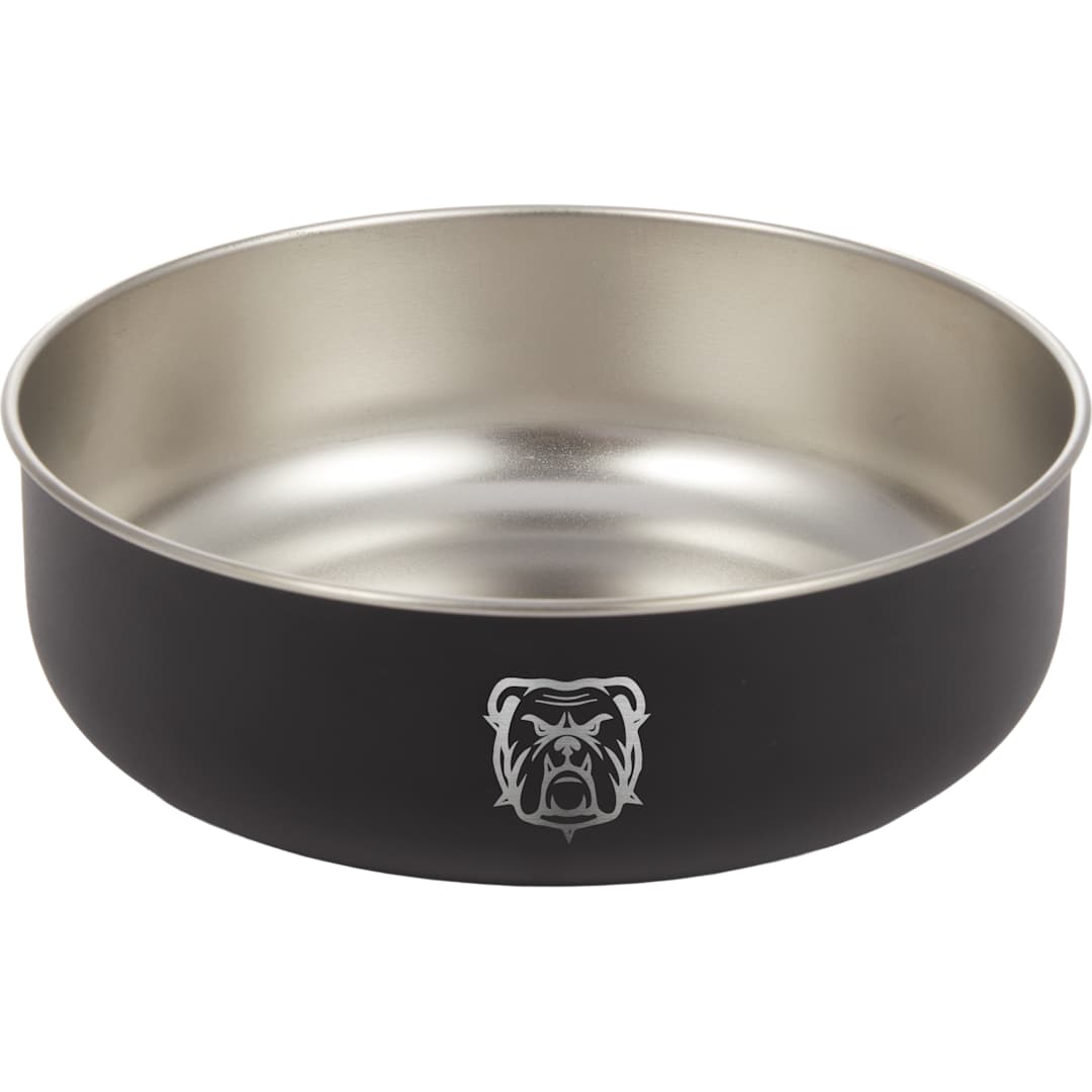Aqua Pup Stainless Steel Pet Bowl (32oz) - 7300-22 Black