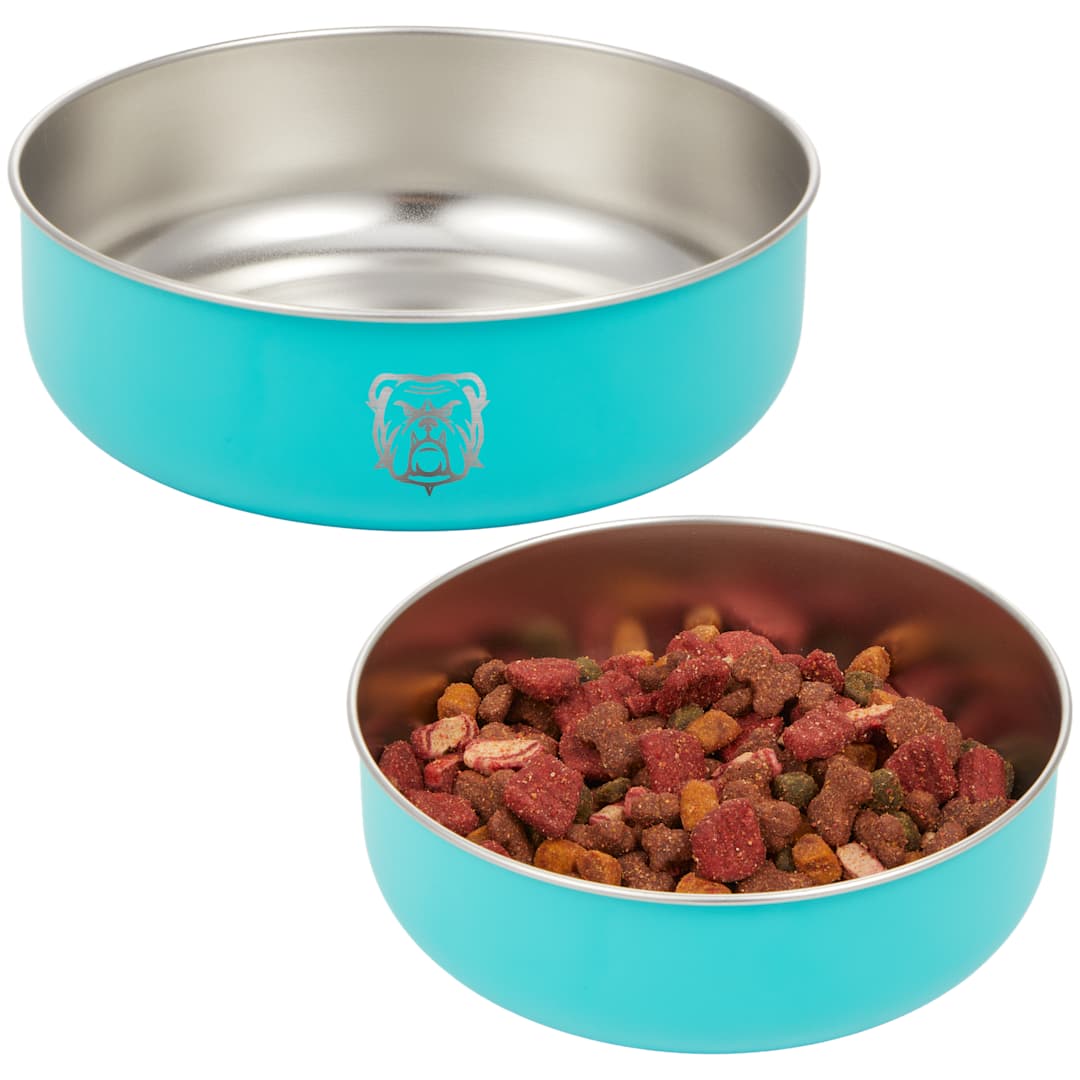 Aqua Pup Stainless Steel Pet Bowl (32oz) - 7300-22 Blue