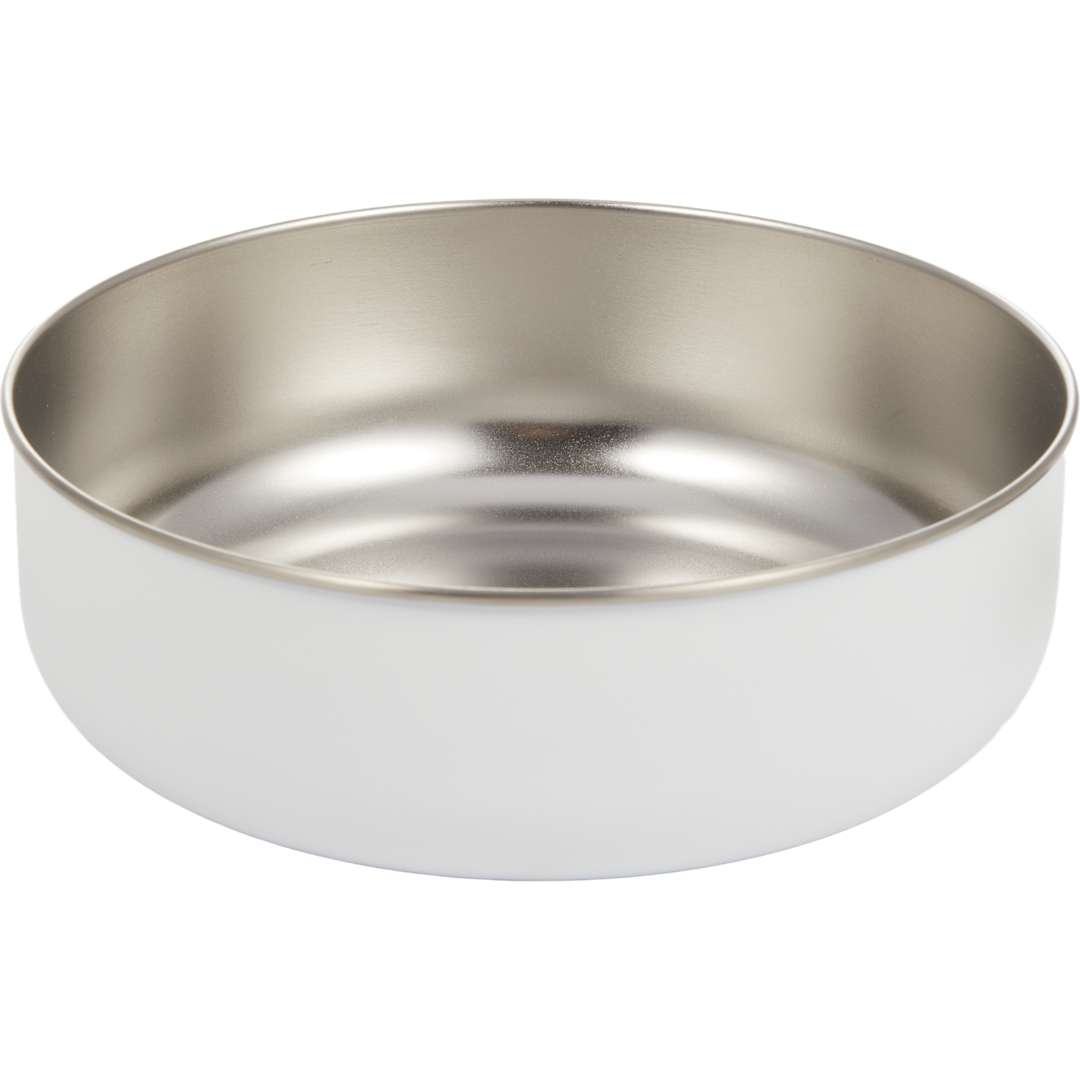 Aqua Pup Stainless Steel Pet Bowl (32oz) - 7300-22 White