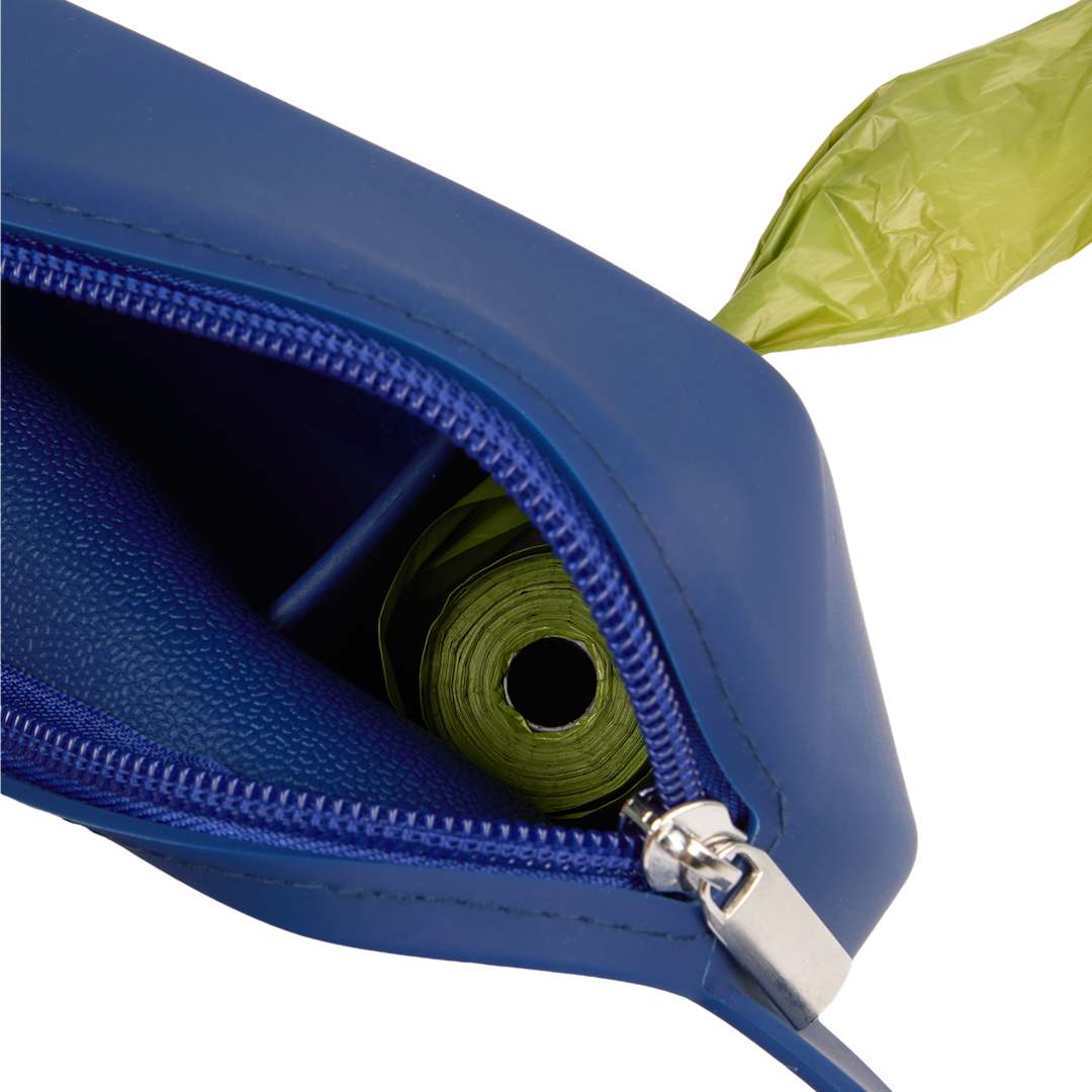 Dog Walking Treat Pouch with Waste Bag Dispenser - 7300-23 Blue