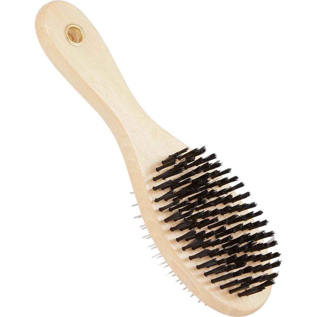 PawSpa FSC® 100% Wood Dual Sided Pet Brush - 7300-29 Brown