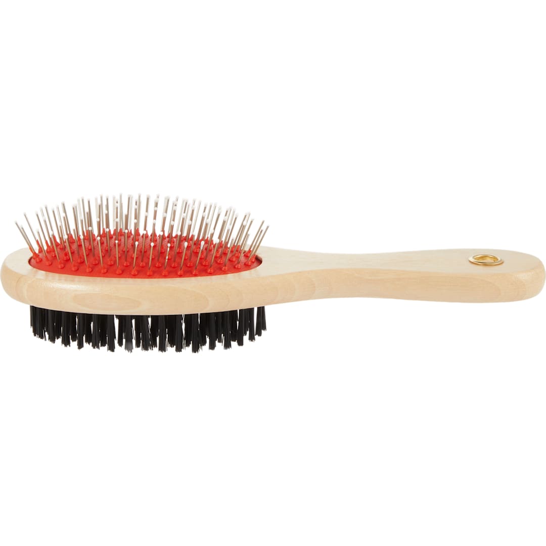 PawSpa FSC® 100% Wood Dual Sided Pet Brush - 7300-29 Brown