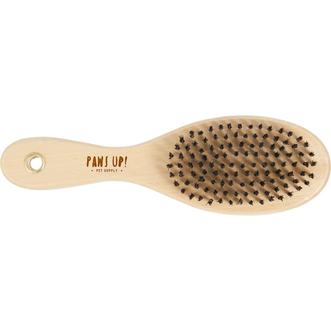 PawSpa FSC® 100% Wood Dual Sided Pet Brush - 7300-29 Brown