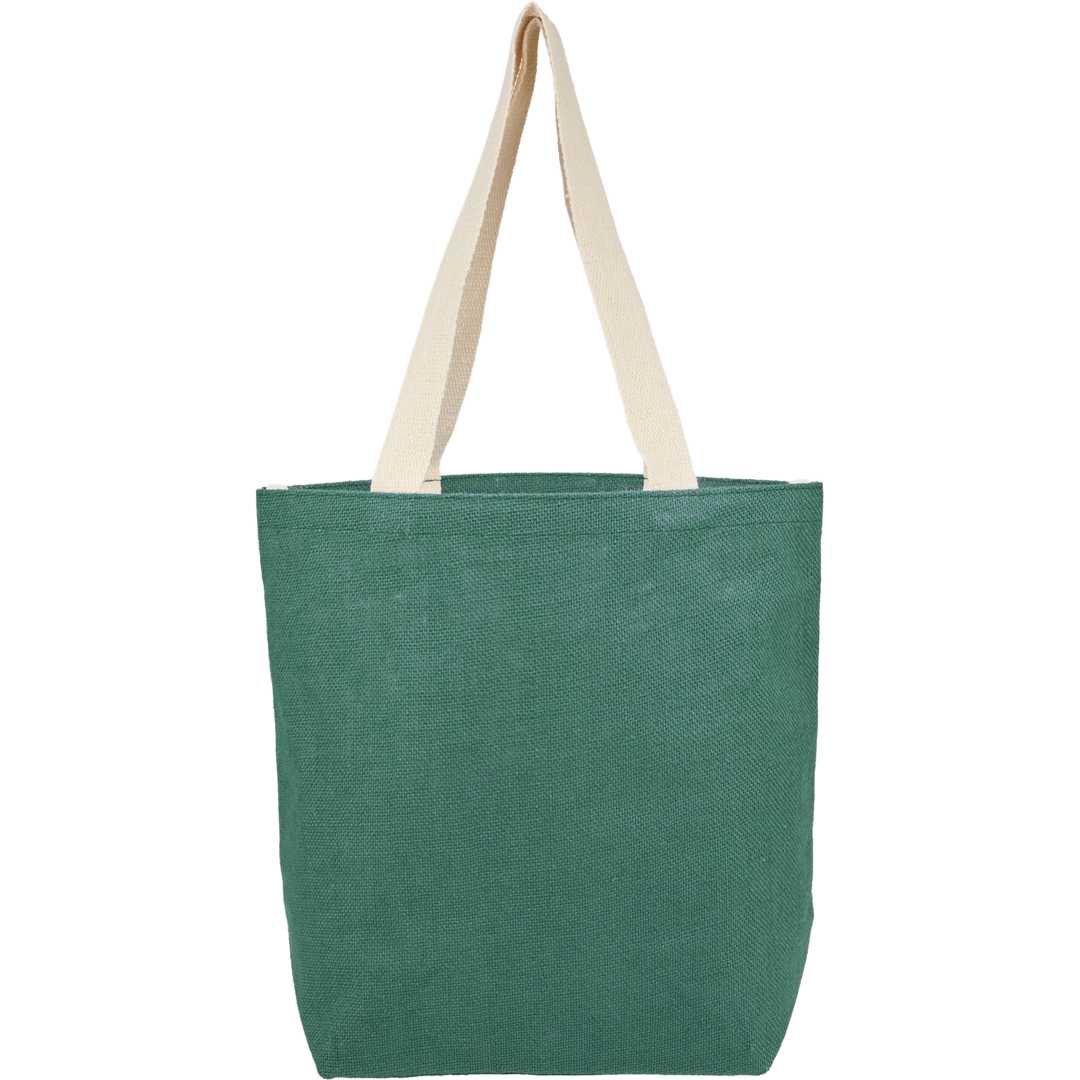 Sol Jute Classic Shopper Tote - 7901-80 Green