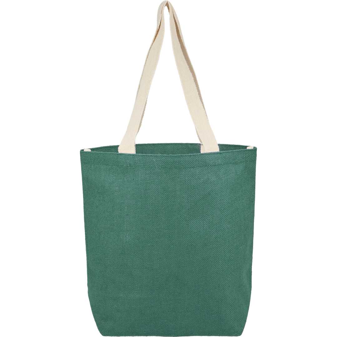 Sol Jute Classic Shopper Tote - 7901-80 Green