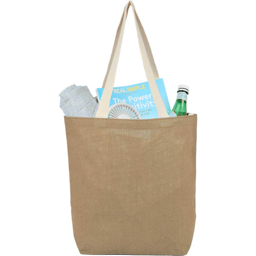 Sol Jute Classic Shopper Tote - 7901-80 Natural