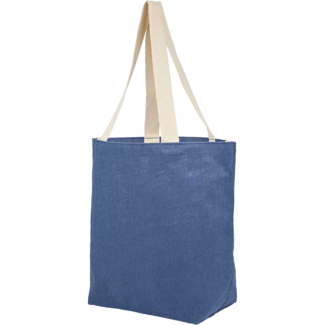 Sol Jute Classic Shopper Tote - 7901-80 Blue