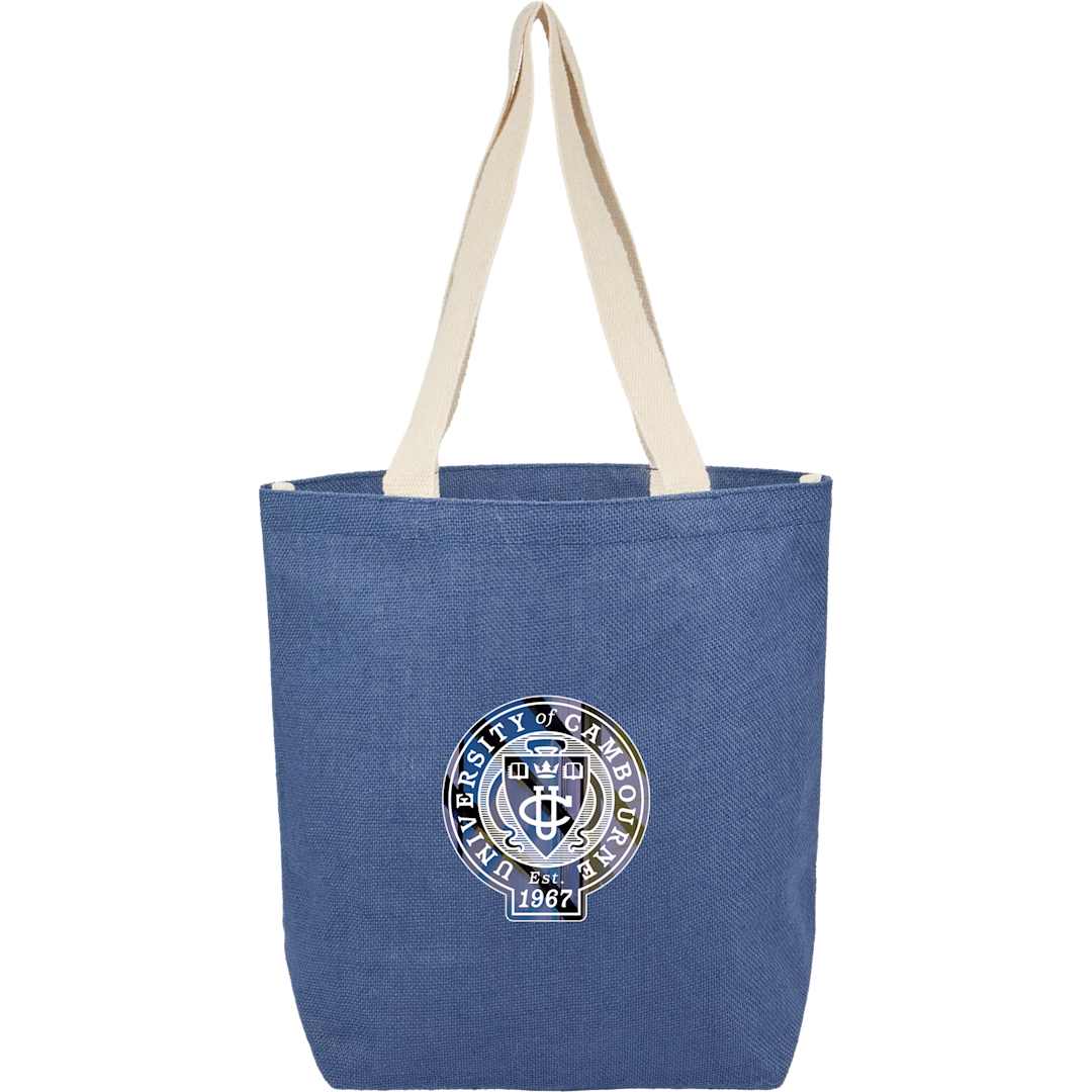 Sol Jute Classic Shopper Tote - 7901-80 Blue