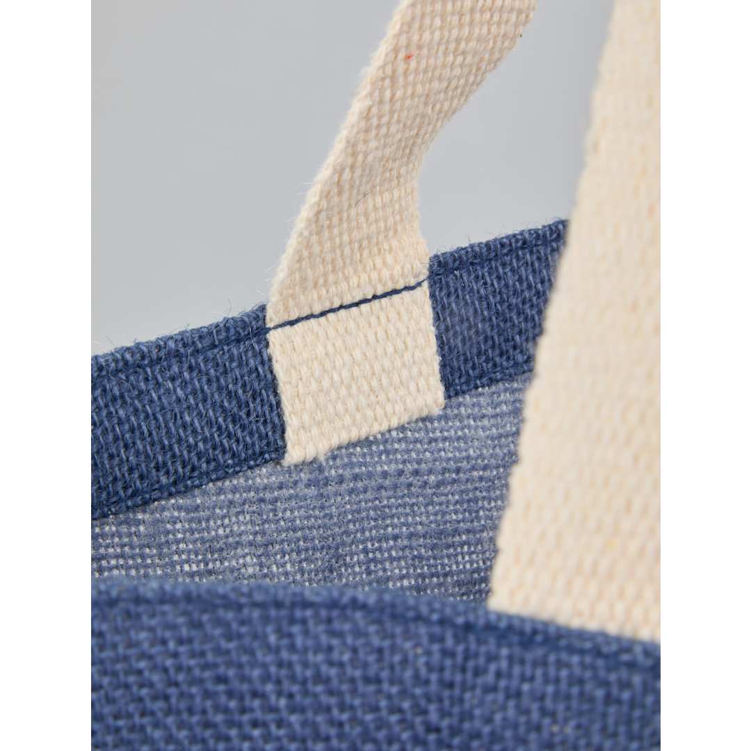Sol Jute Classic Shopper Tote - 7901-80 Blue