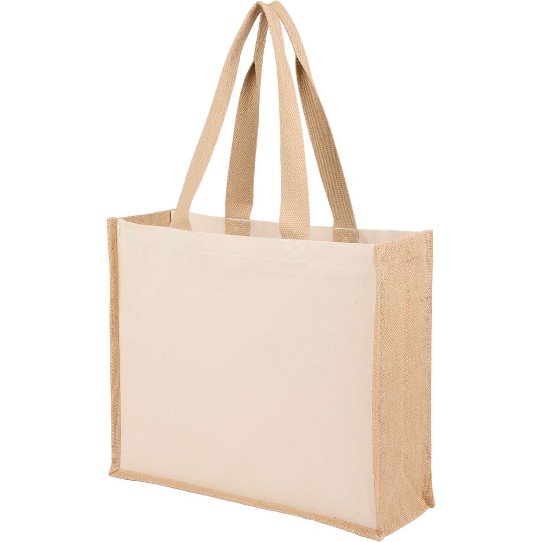 Bullet Sol Recycled Cotton &amp; Jute Shopper Tote - 7901-82