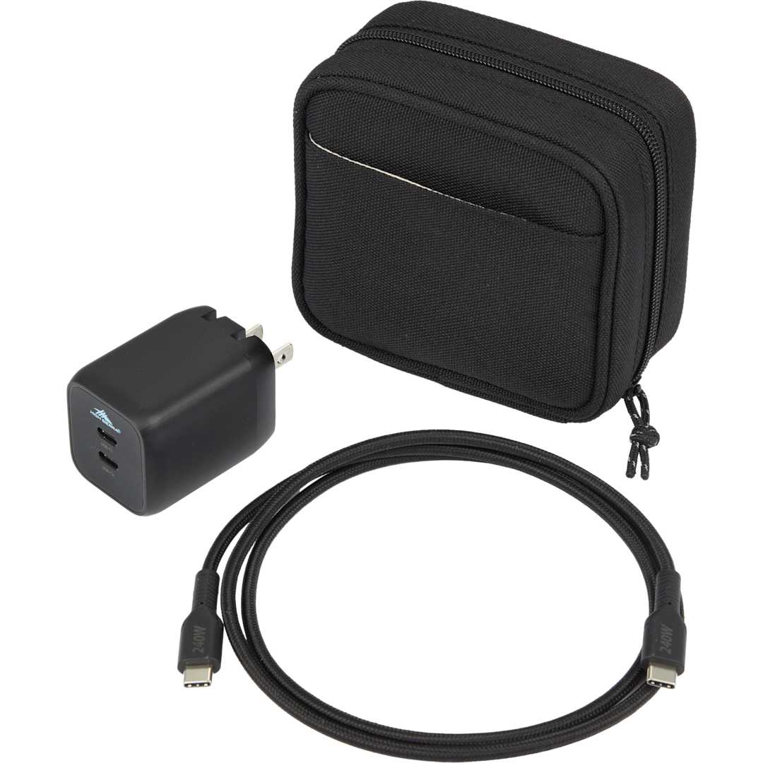 High Sierra High Sierra 65W USB Wall Charger and Cable Kit - 8053-31 Black