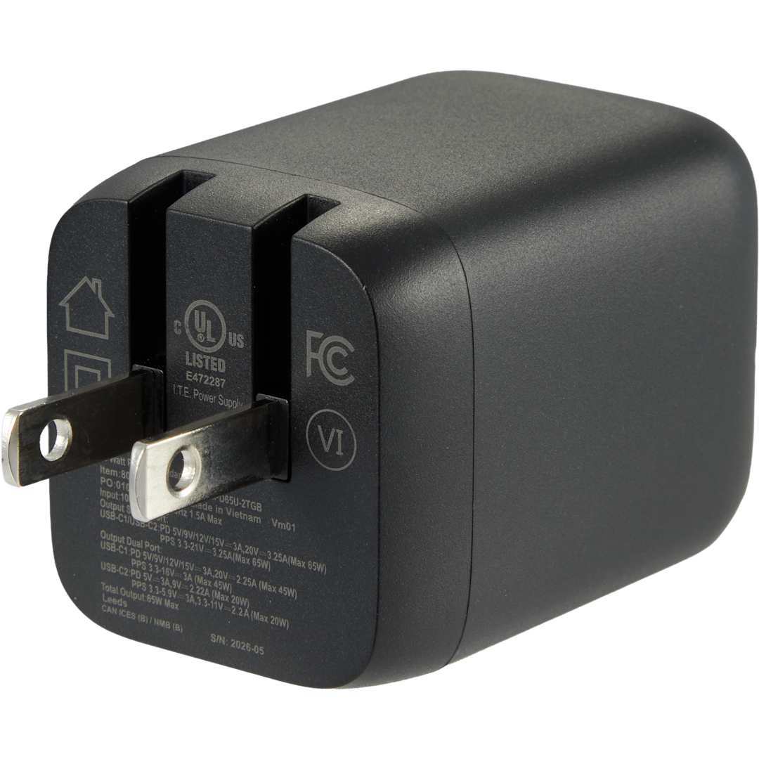 High Sierra High Sierra 65W USB Wall Charger and Cable Kit - 8053-31 Black