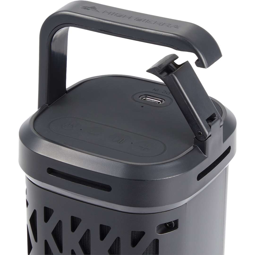 High Sierra High Sierra Trail Grip Magnetic Outdoor Speaker - 8053-33 Black