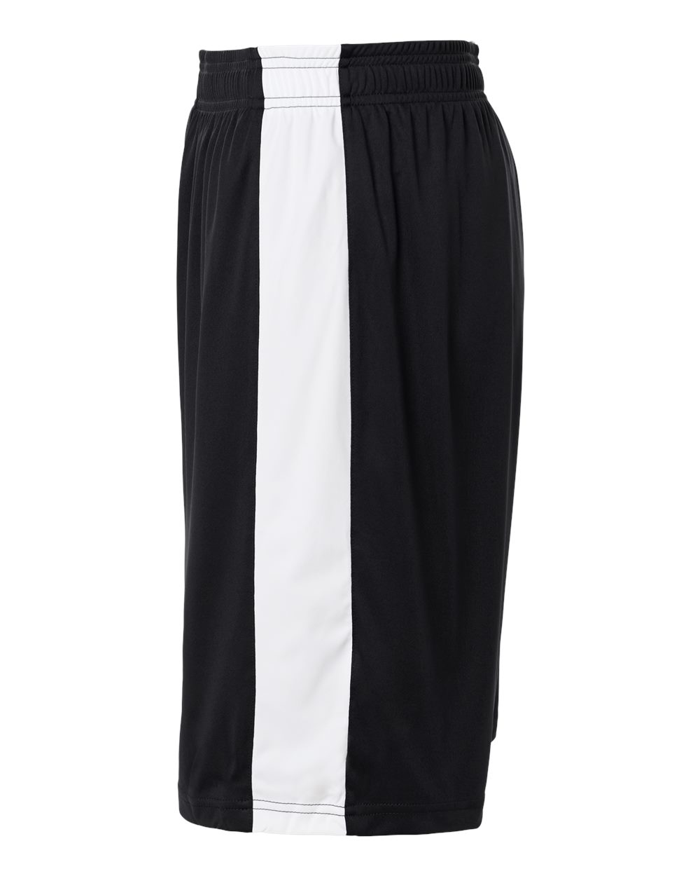 Team 365 Unisex Zone Performance Reversible Shorts - TT115B Black- White