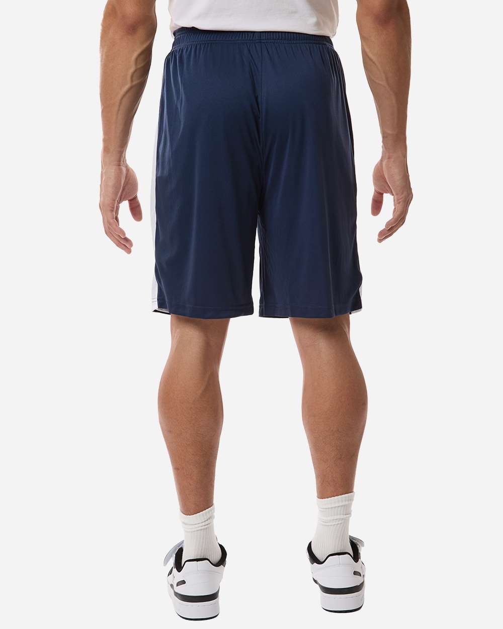 Team 365 Unisex Zone Performance Reversible Shorts - TT115B Sport Dark Navy- White