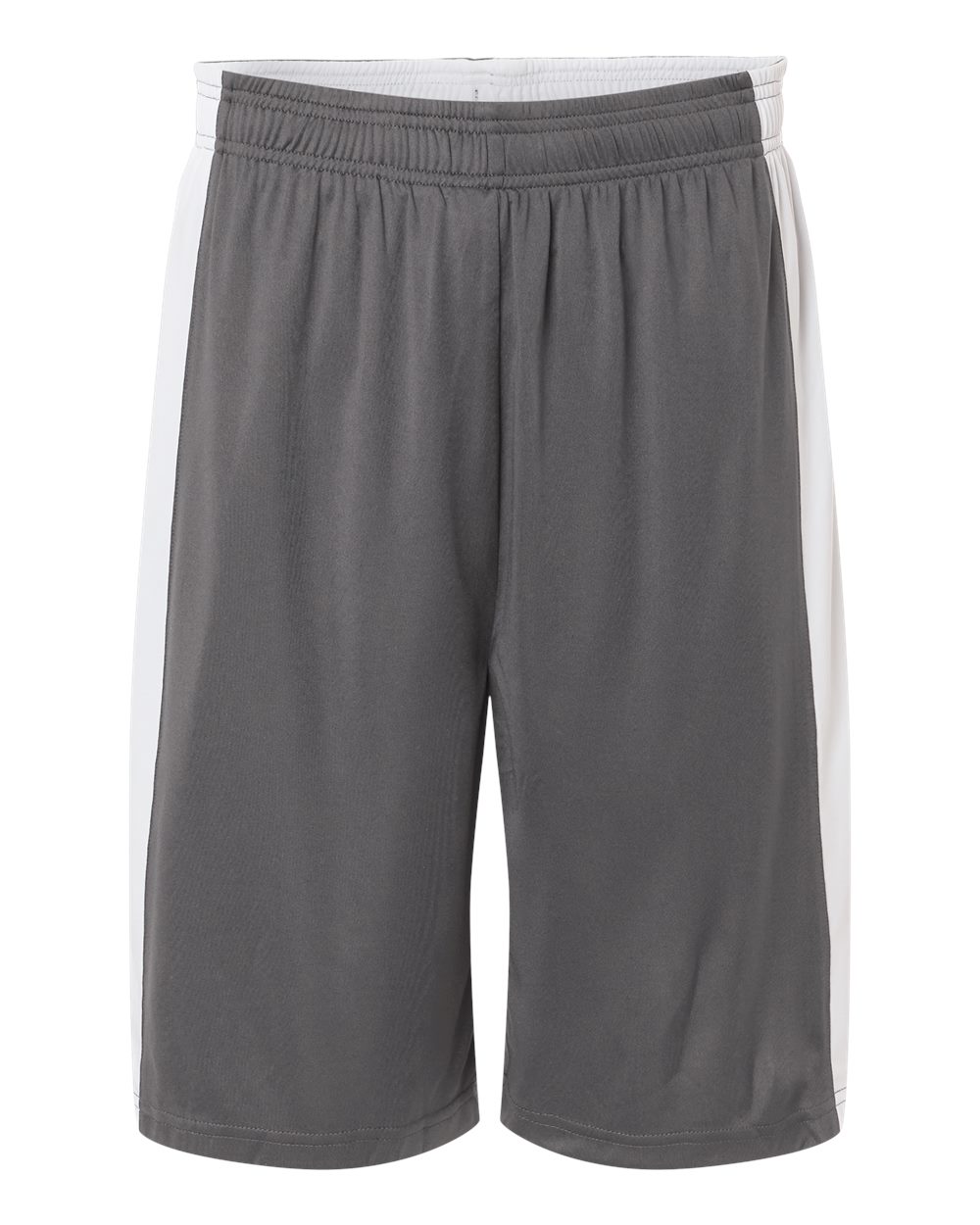 Team 365 Unisex Zone Performance Reversible Shorts - TT115B Sport Graphite- White