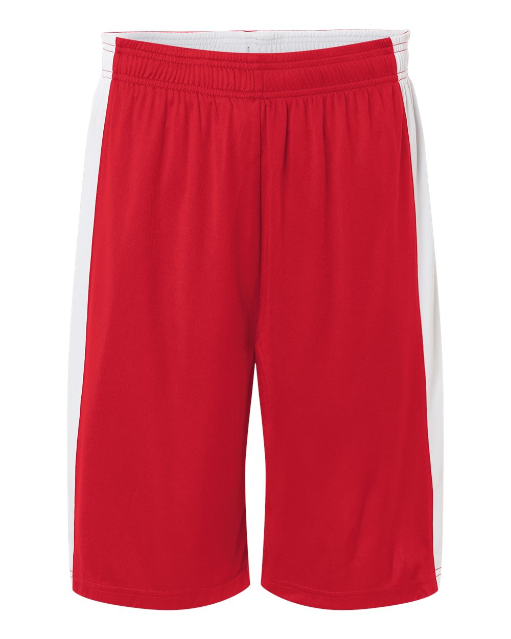 Team 365 Unisex Zone Performance Reversible Shorts - TT115B Sport Red- White