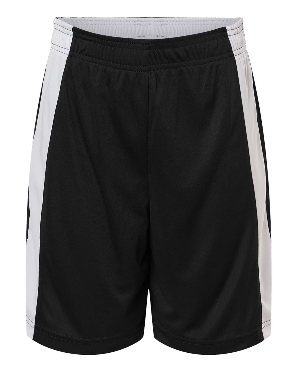 Team 365 Youth Zone Performance Reversible Shorts - TT115BY Black- White