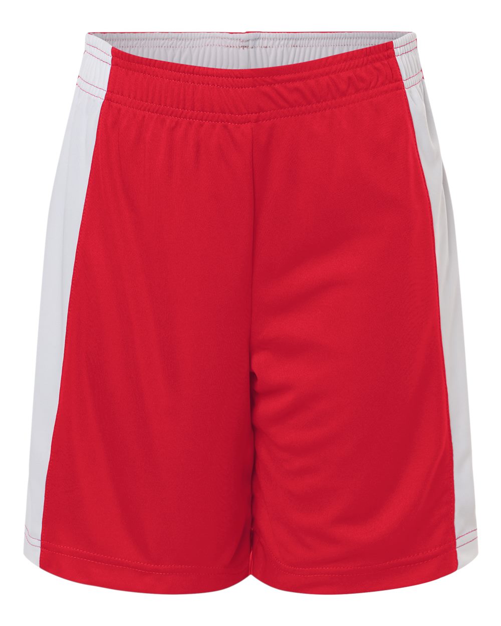 Team 365 Youth Zone Performance Reversible Shorts - TT115BY Sport Red- White