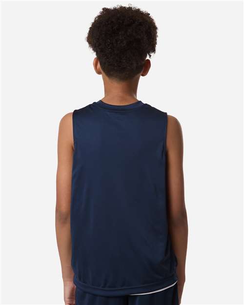 Team 365 Youth Zone Performance Reversible Jersey - TT115Y Sport Dark Navy- White