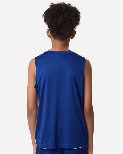 Team 365 Youth Zone Performance Reversible Jersey - TT115Y Sport Royal- White
