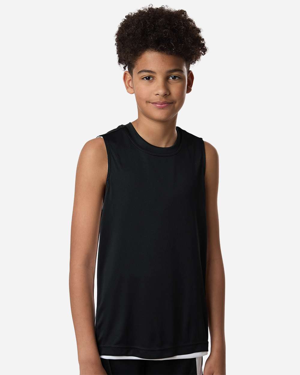 Team 365 Youth Zone Performance Reversible Jersey - TT115Y Black- White